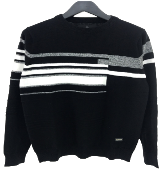 Mens Sweater with 85% Acrylic 15% Wool,